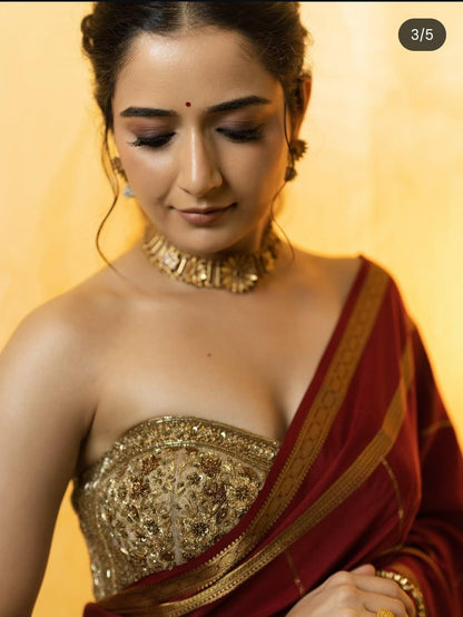 Pure Mysore Crepe Silk Saree
