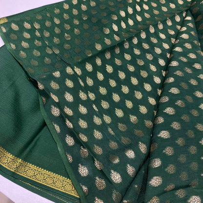 Wrinkle Chiffon Saree