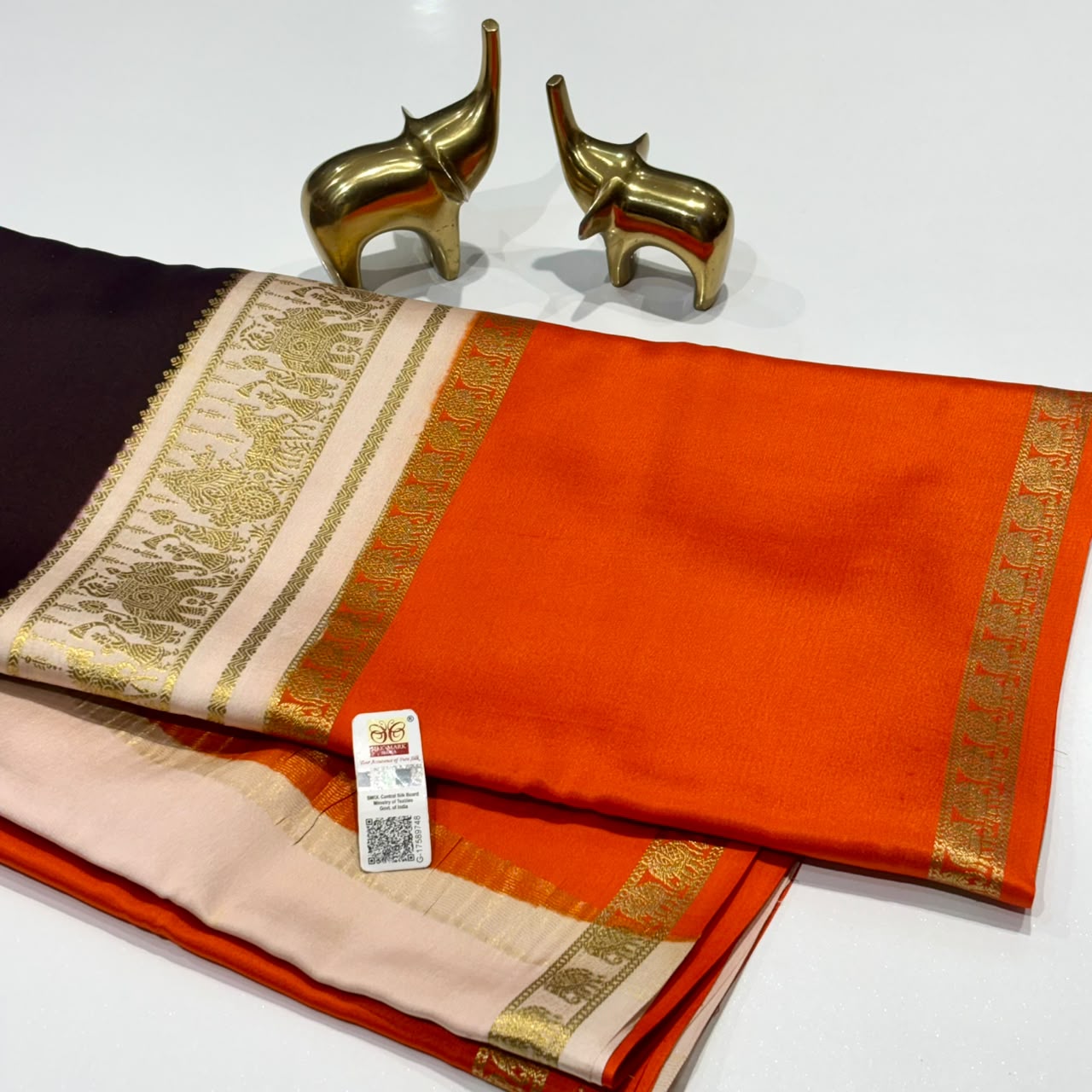 Pure Mysore Crepe Silk Saree