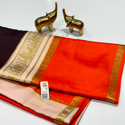 Pure Mysore Crepe Silk Saree