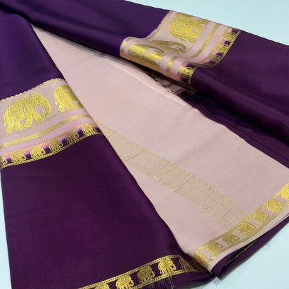 Pure Mysore Crepe Silk Saree