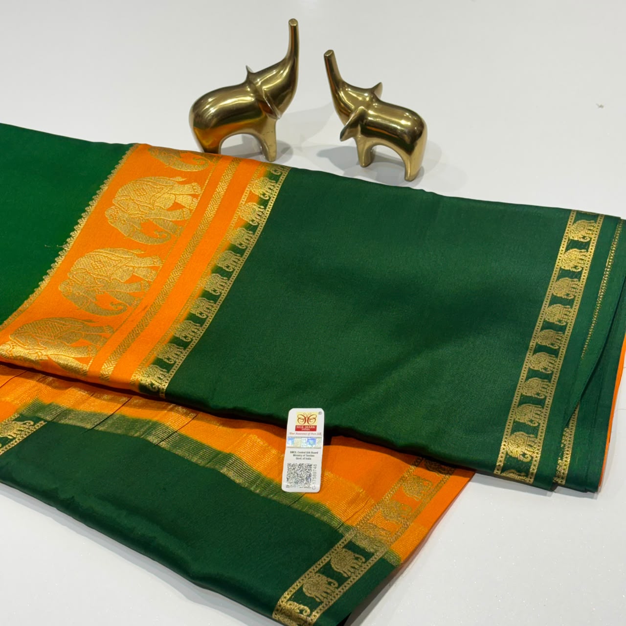Pure Mysore Crepe Silk Saree