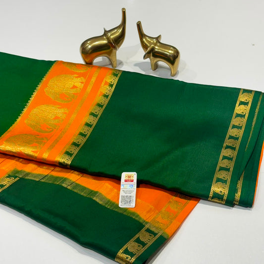 Pure Mysore Crepe Silk Saree
