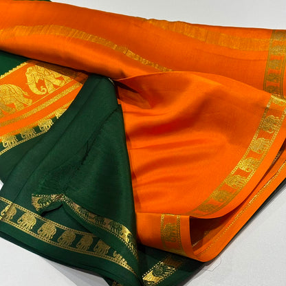 Pure Mysore Crepe Silk Saree