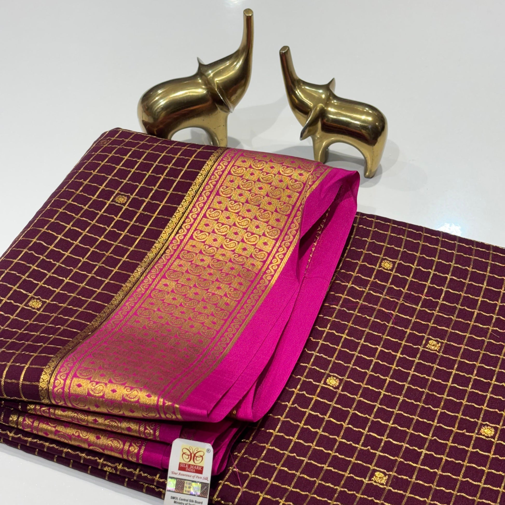 Pure Mysore Crepe Silk Saree