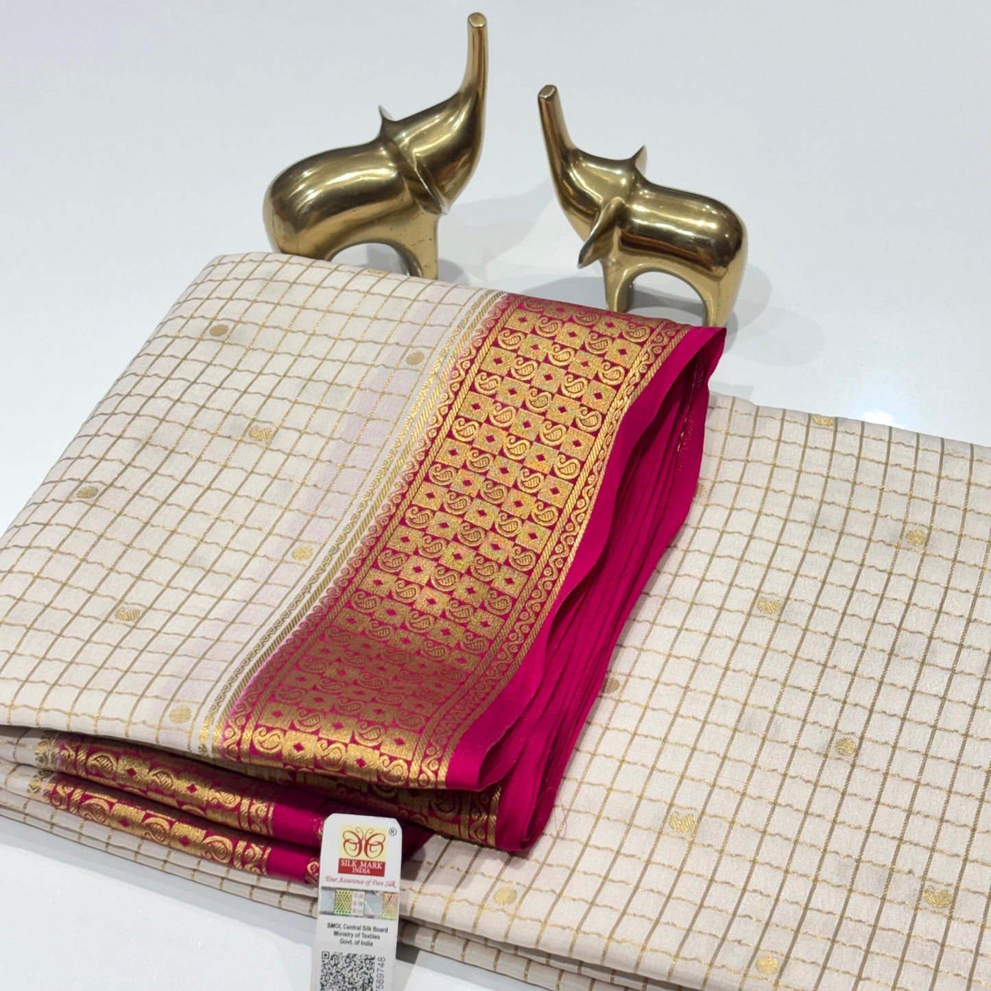 Pure Mysore Crepe Silk Saree