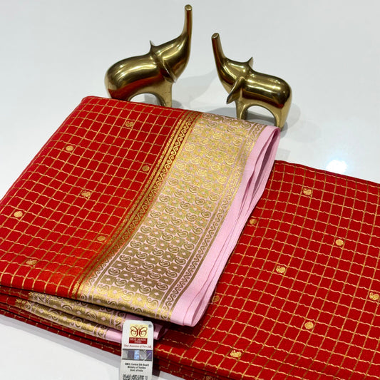 Pure Mysore Crepe Silk Saree
