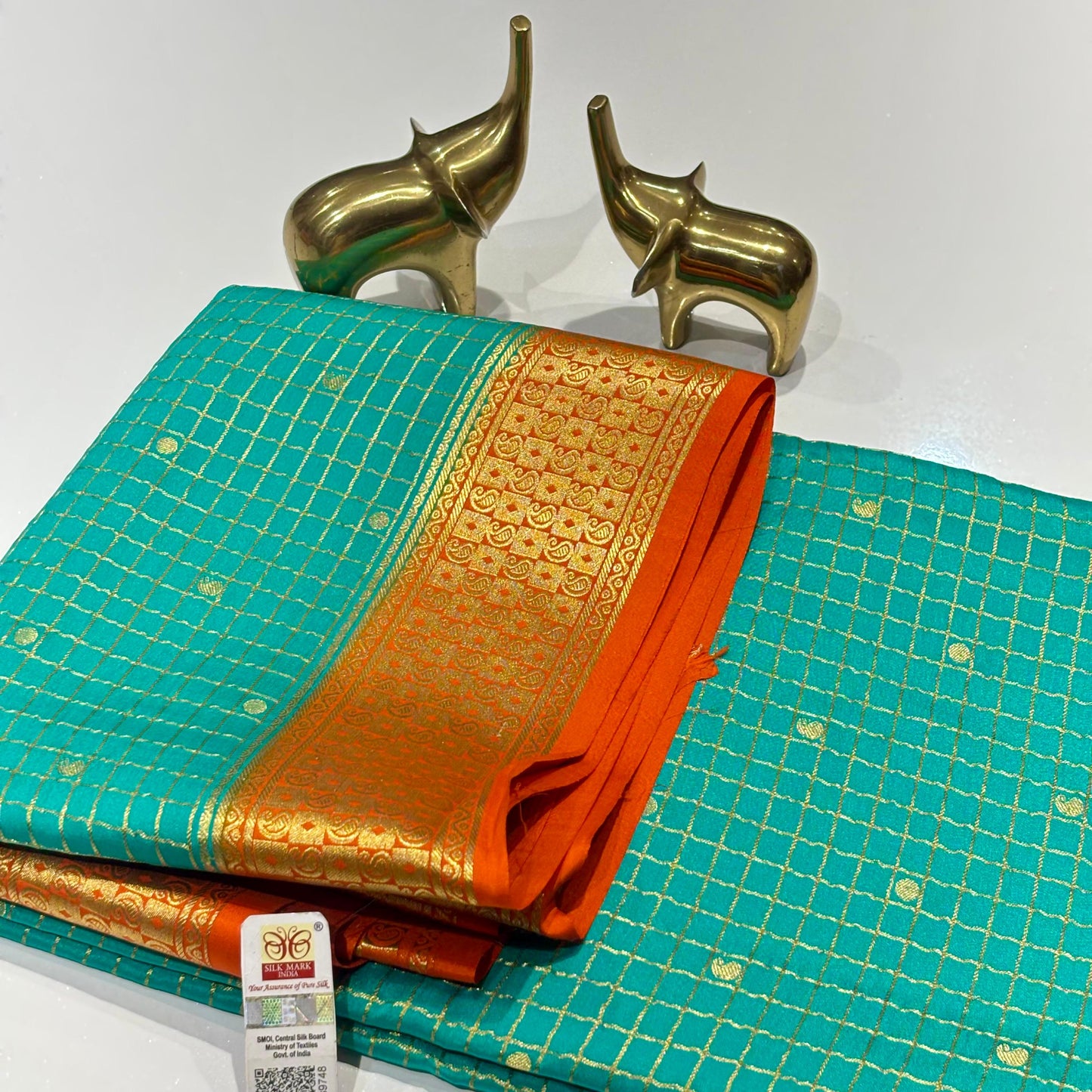 Pure Mysore Crepe Silk Saree