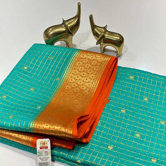 Pure Mysore Crepe Silk Saree