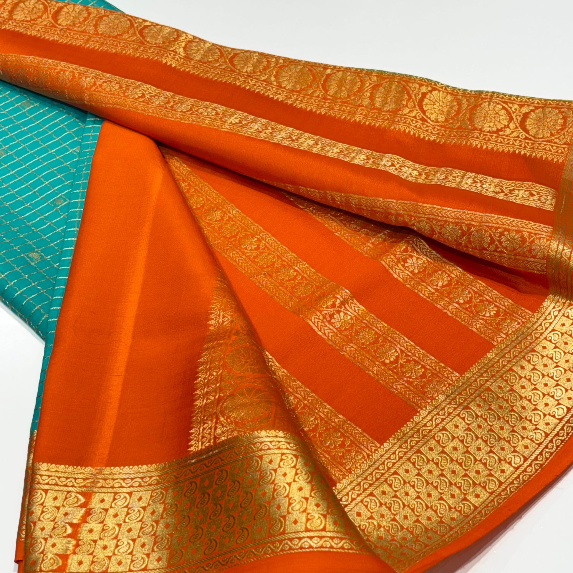 Pure Mysore Crepe Silk Saree