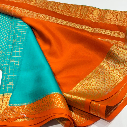 Pure Mysore Crepe Silk Saree