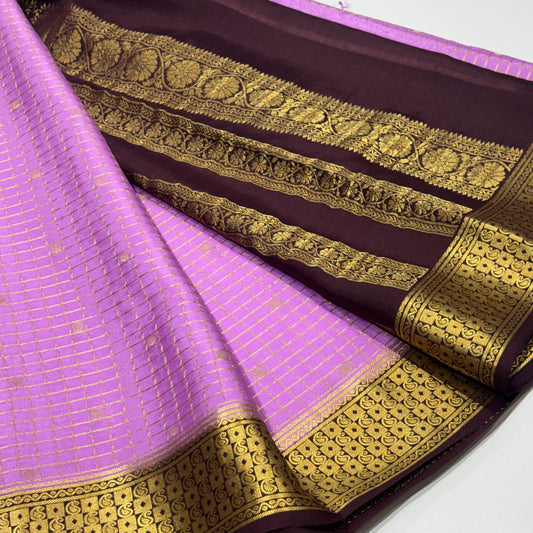 Pure Mysore Crepe Silk Saree