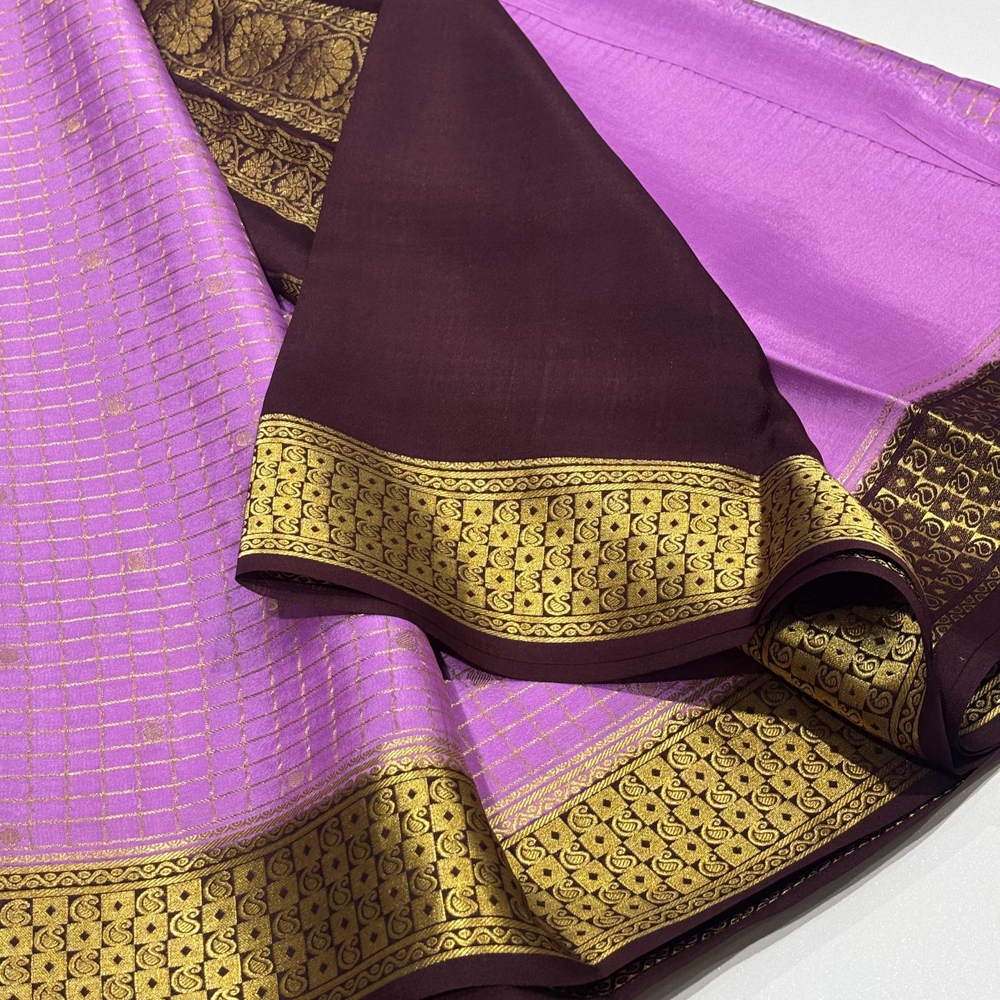 Pure Mysore Crepe Silk Saree