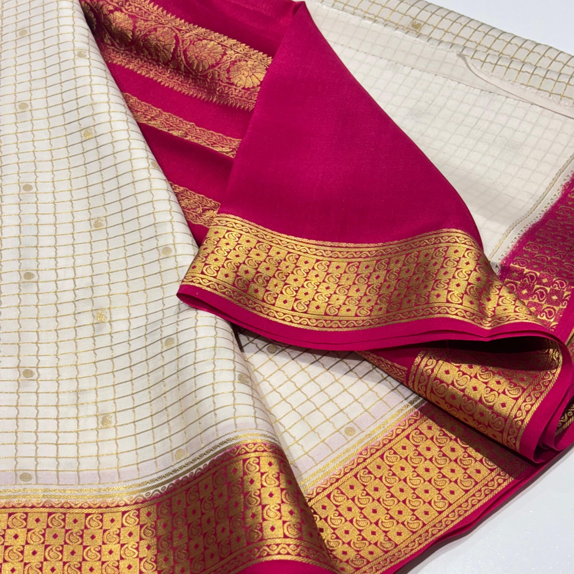 Pure Mysore Crepe Silk Saree