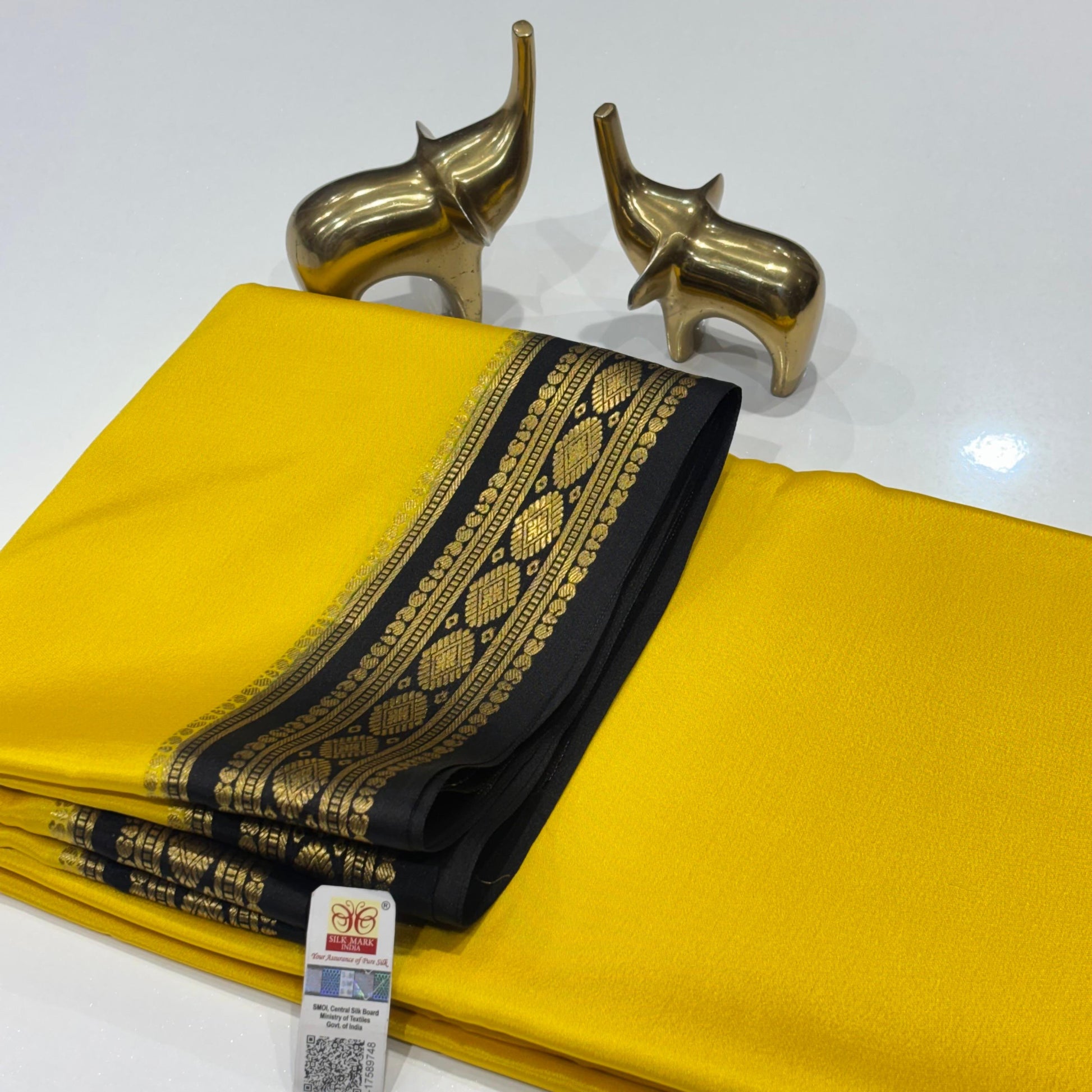 Pure Mysore Crepe Silk Saree
