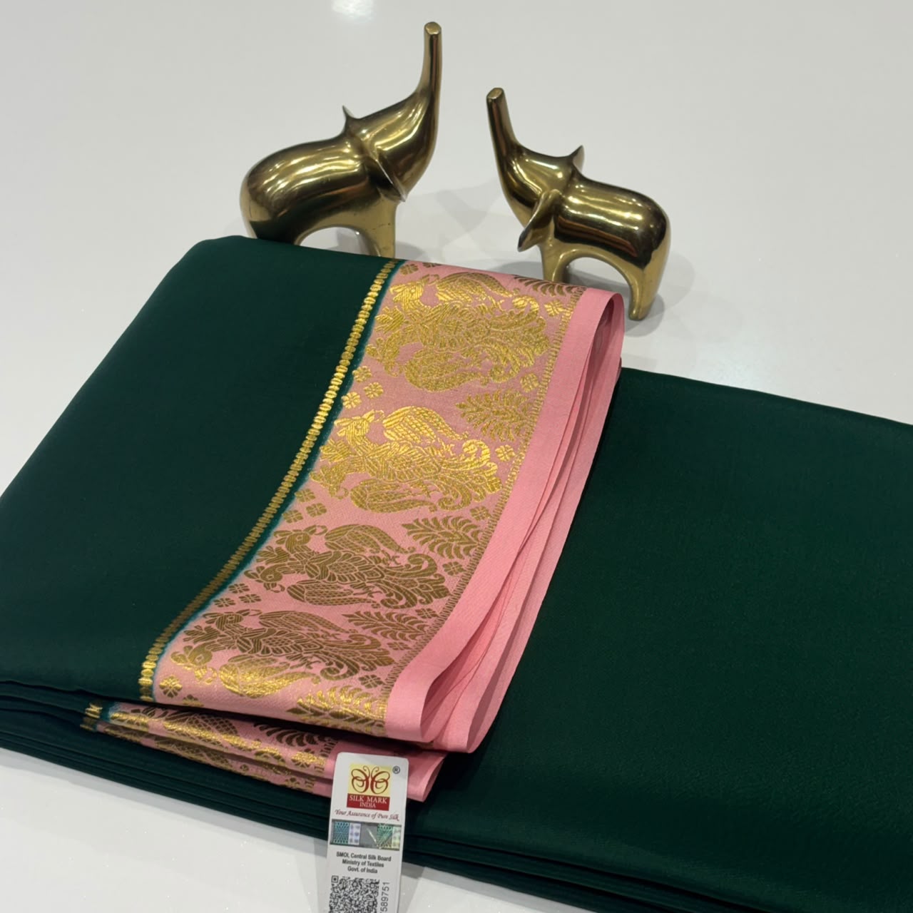Pure Mysore Crepe Silk Saree