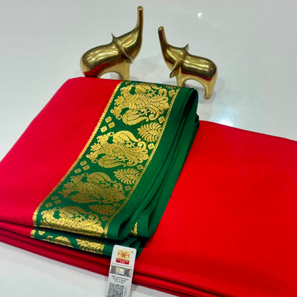 Pure Mysore Crepe Silk Saree