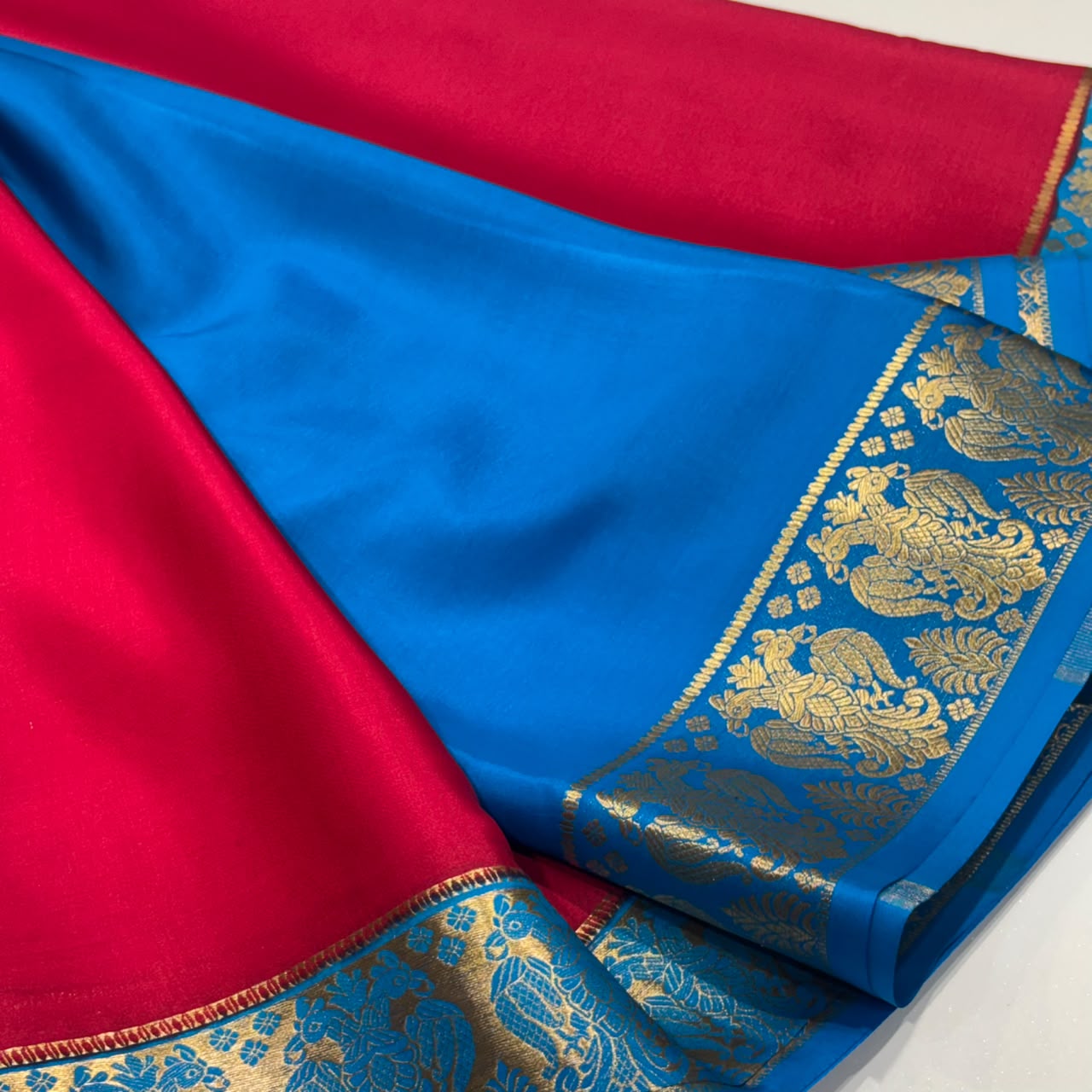 Pure Mysore Crepe Silk Saree