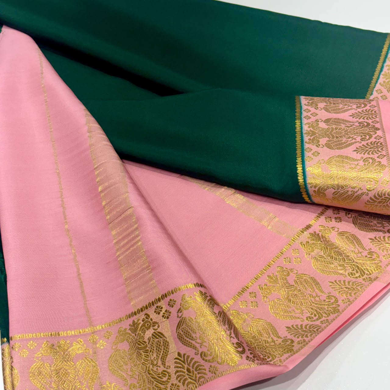 Pure Mysore Crepe Silk Saree