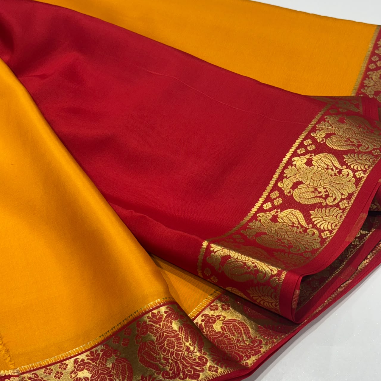 Pure Mysore Crepe Silk Saree