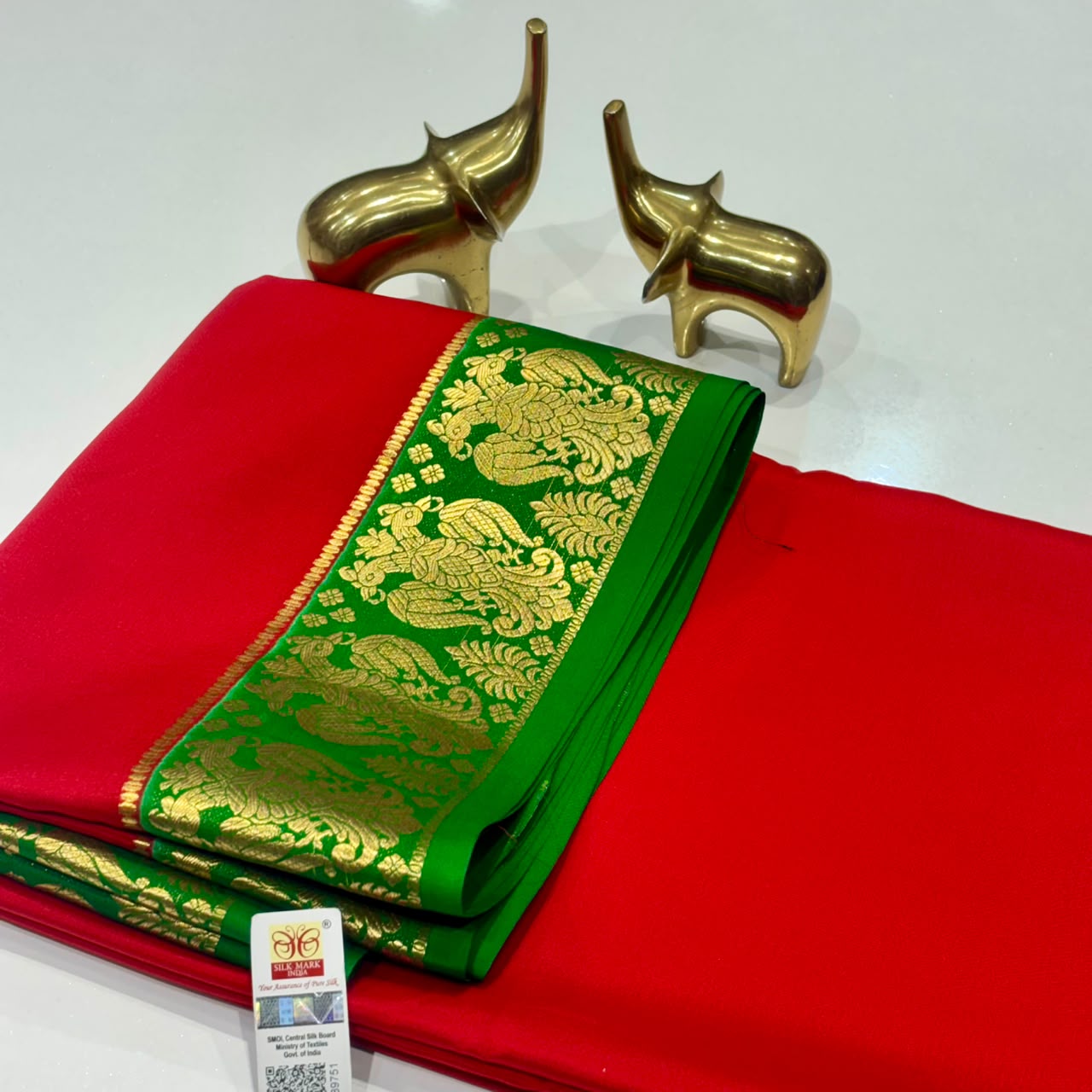 Pure Mysore Crepe Silk Saree