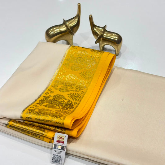 Pure Mysore Crepe Silk Saree