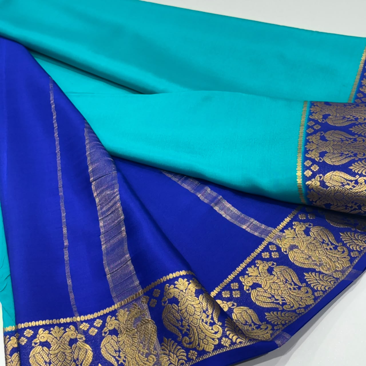 Pure Mysore Crepe Silk Saree