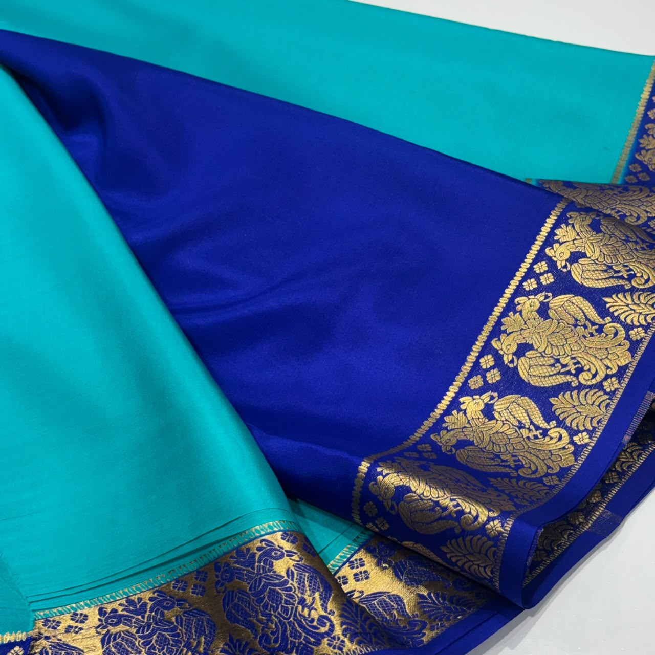 Pure Mysore Crepe Silk Saree