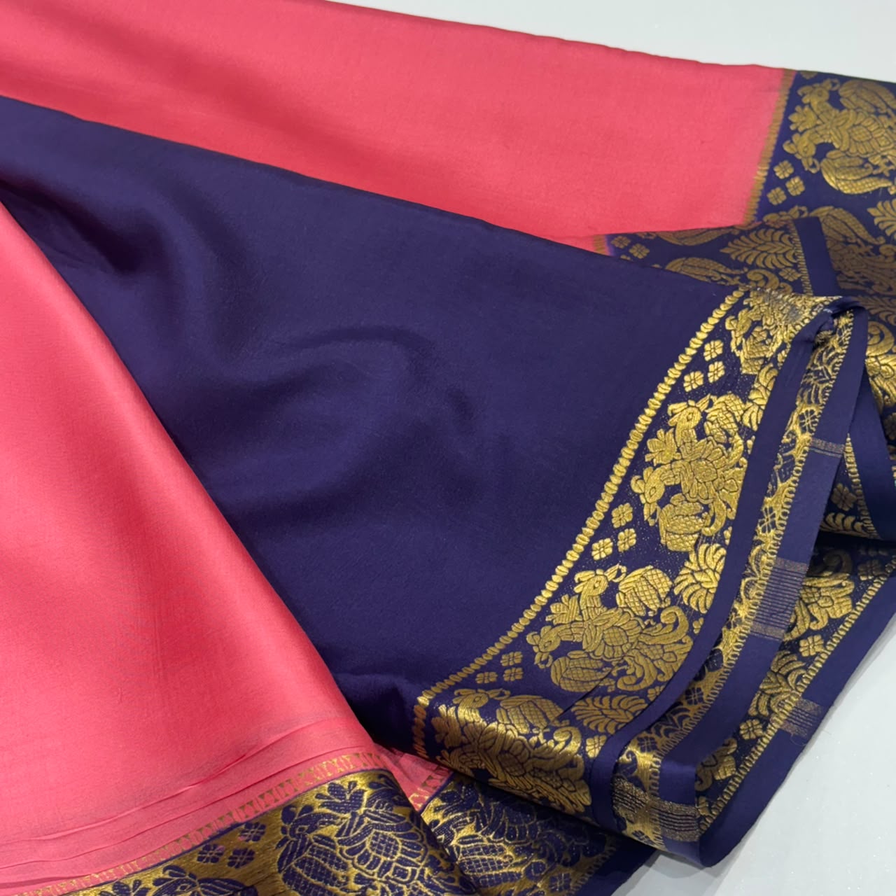 Pure Mysore Crepe Silk Saree