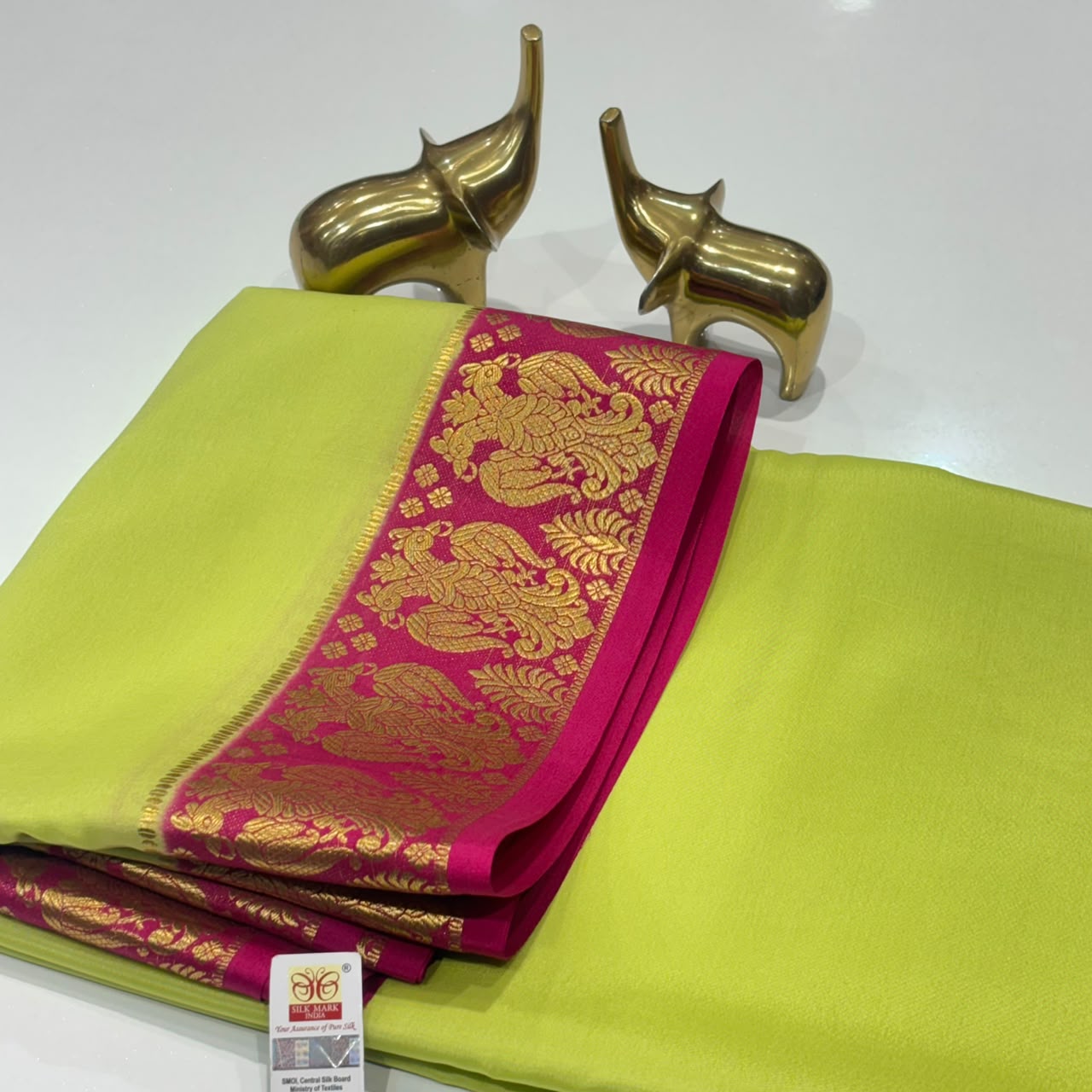 Pure Mysore Crepe Silk Saree