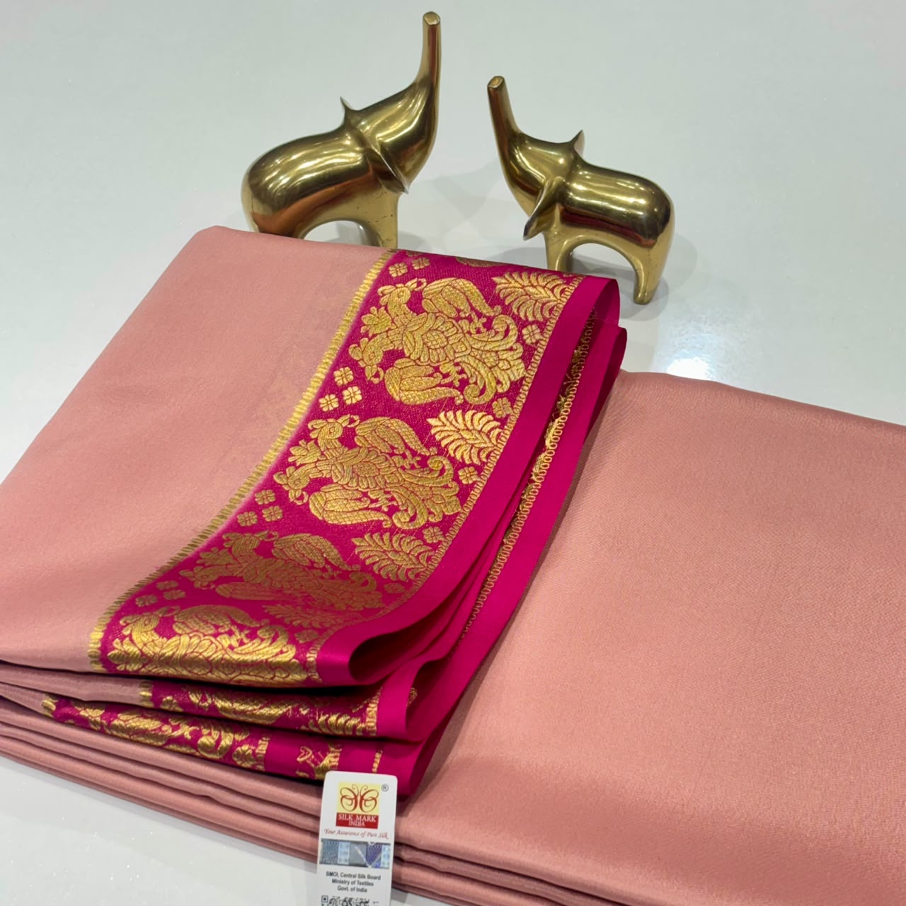 Pure Mysore Crepe Silk Saree