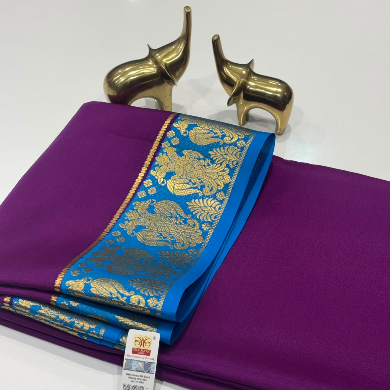 Pure Mysore Crepe Silk Saree