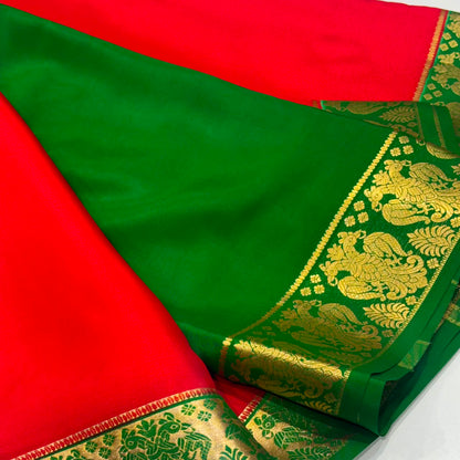 Pure Mysore Crepe Silk Saree