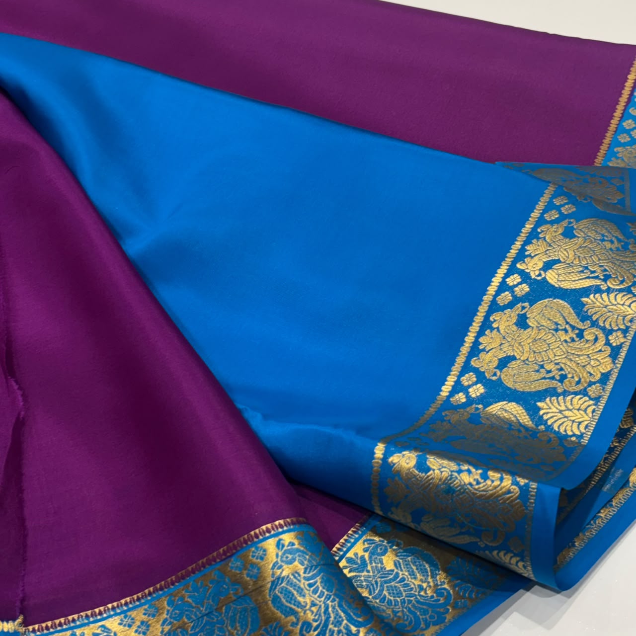 Pure Mysore Crepe Silk Saree
