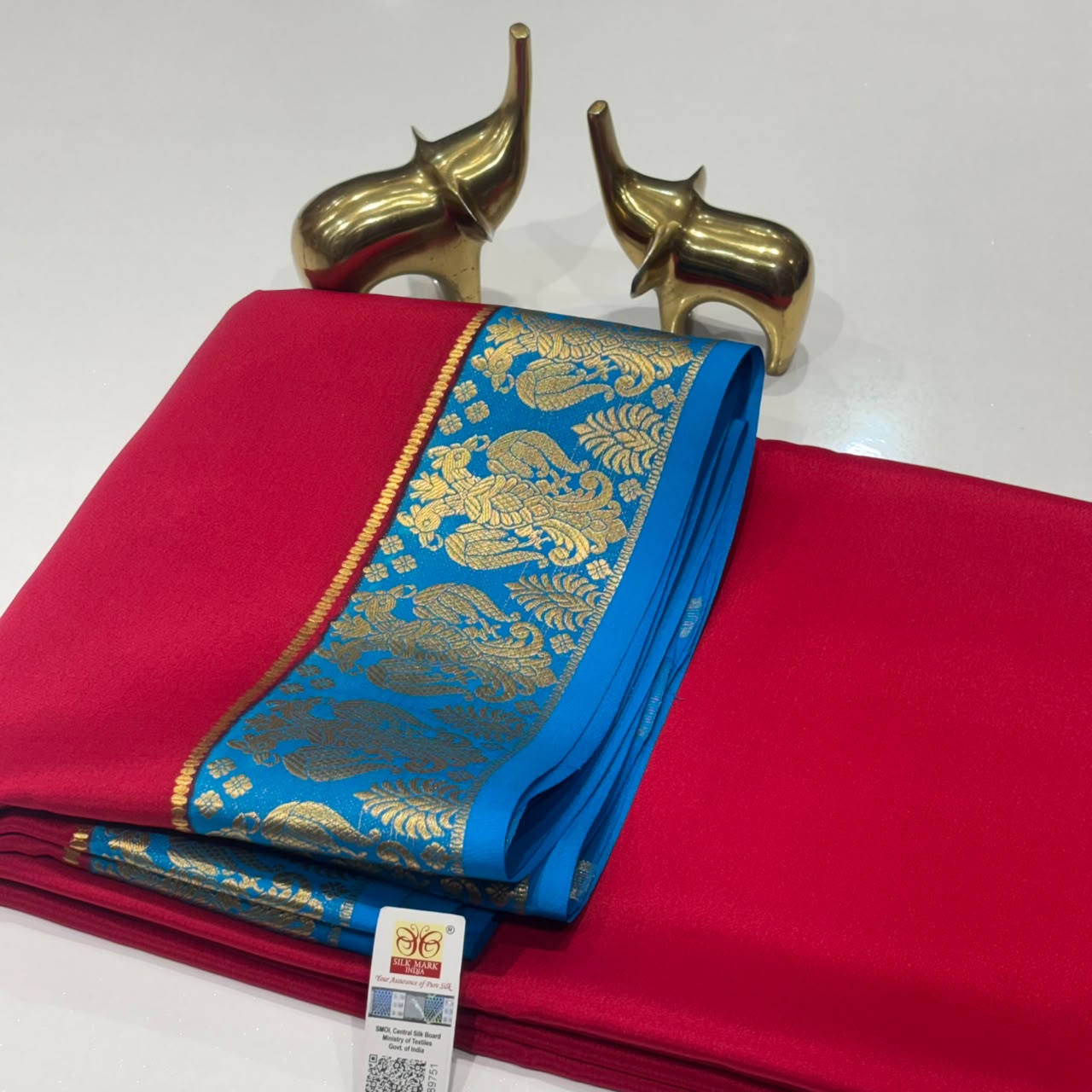 Pure Mysore Crepe Silk Saree