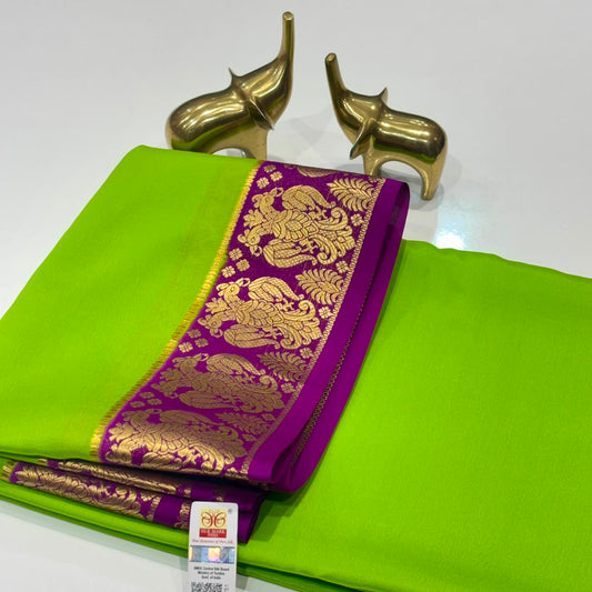 Pure Mysore Crepe Silk Saree