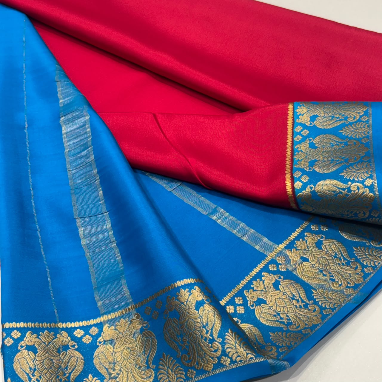 Pure Mysore Crepe Silk Saree