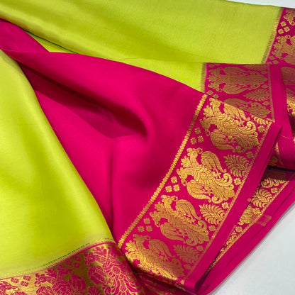Pure Mysore Crepe Silk Saree