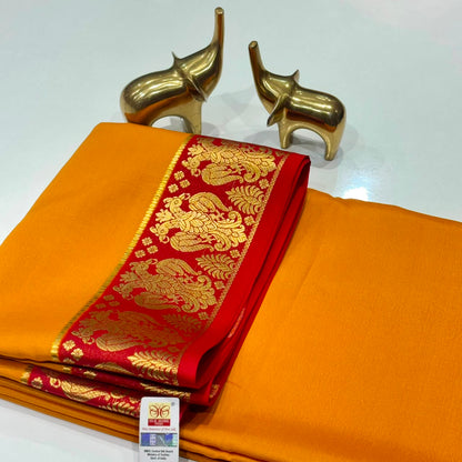 Pure Mysore Crepe Silk Saree