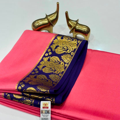 Pure Mysore Crepe Silk Saree