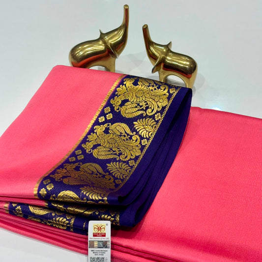 Pure Mysore Crepe Silk Saree