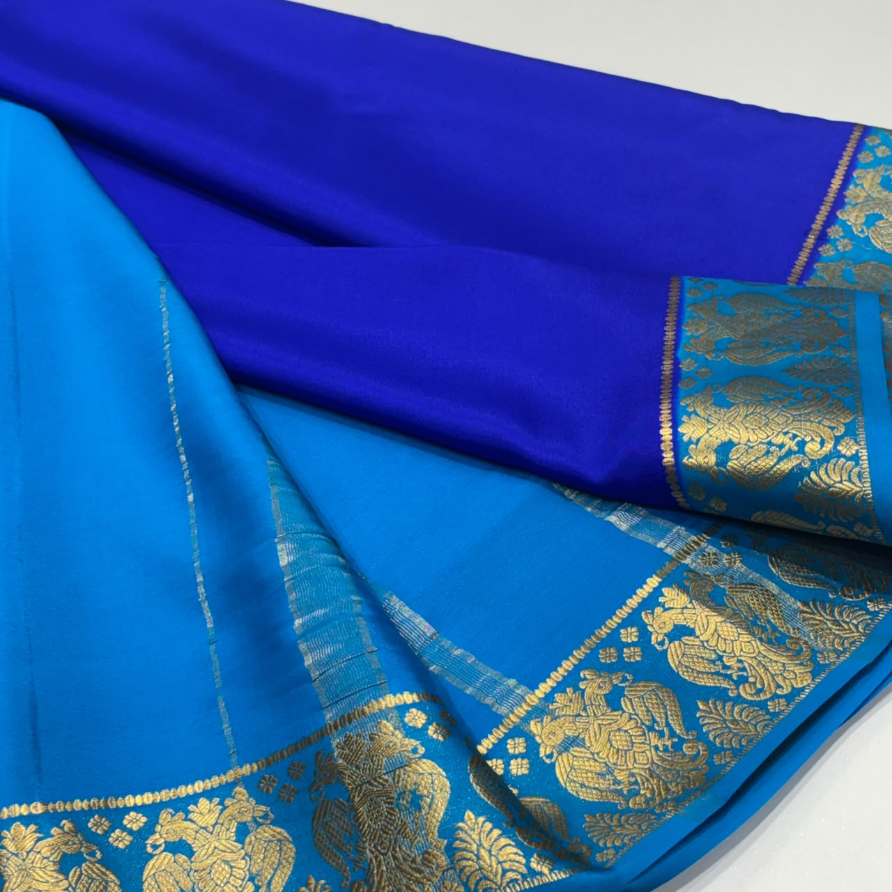 Pure Mysore Crepe Silk Saree