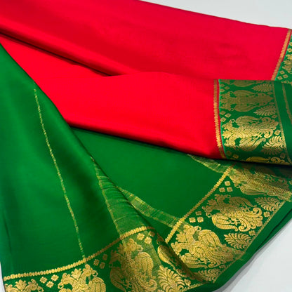 Pure Mysore Crepe Silk Saree