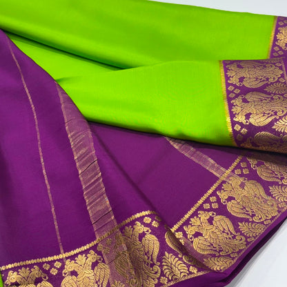 Pure Mysore Crepe Silk Saree