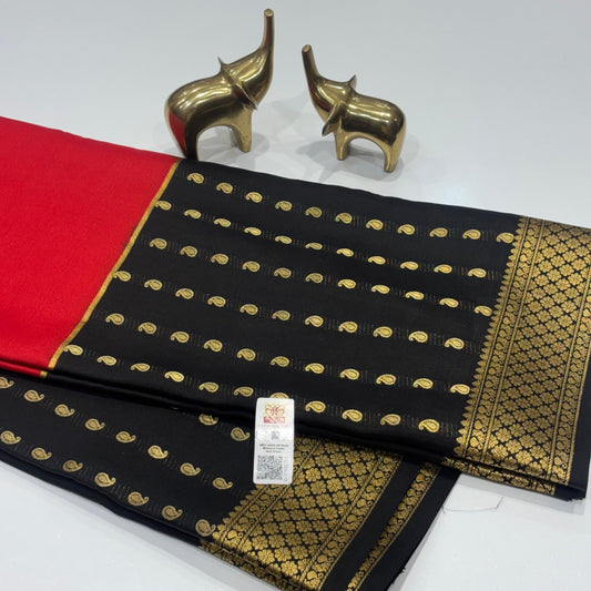 Pure Mysore Crepe Silk Saree