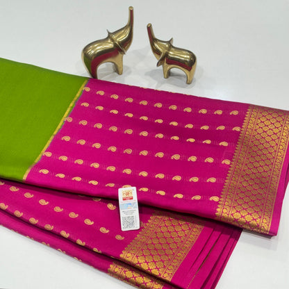 Pure Mysore Crepe Silk Saree