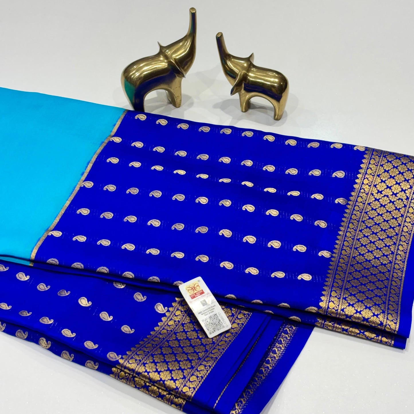 Pure Mysore Crepe Silk Saree