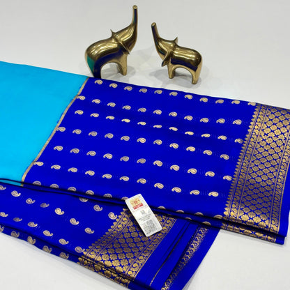 Pure Mysore Crepe Silk Saree