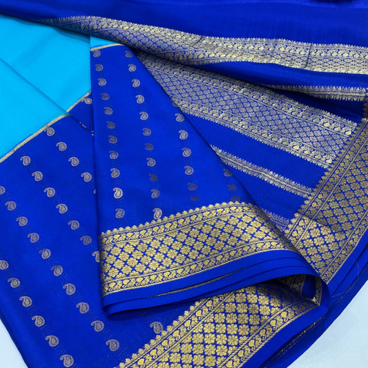 Pure Mysore Crepe Silk Saree