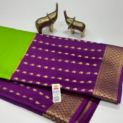 Pure Mysore Crepe Silk Saree